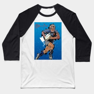 Christophe Dominici - Bleu à l'âme Rugby Legends - Design Baseball T-Shirt